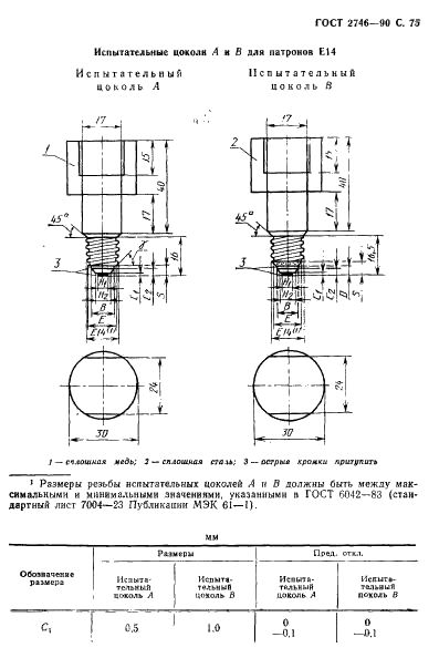 ГОСТ 2746-90 Патроны резьбовые для электрических ламп. Общие технические условия (фото 76 из 139)