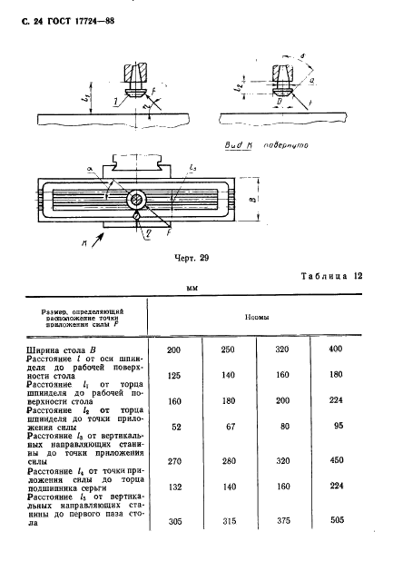 ГОСТ 17734-88 Станки фрезерные консольные. Нормы точности и жесткости (фото 25 из 31)