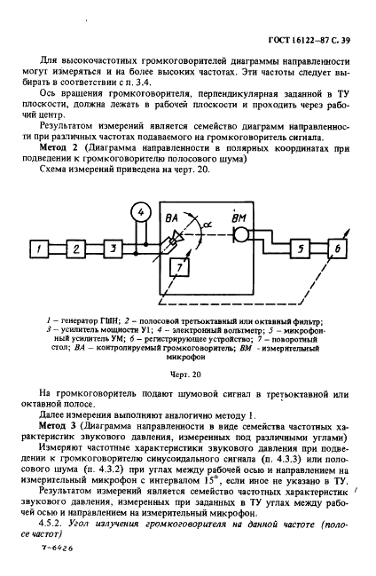 ГОСТ 16122-87 Громкоговорители. Методы измерения электроакустических параметров (фото 40 из 97)