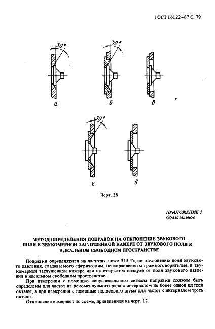 ГОСТ 16122-87 Громкоговорители. Методы измерения электроакустических параметров (фото 80 из 97)