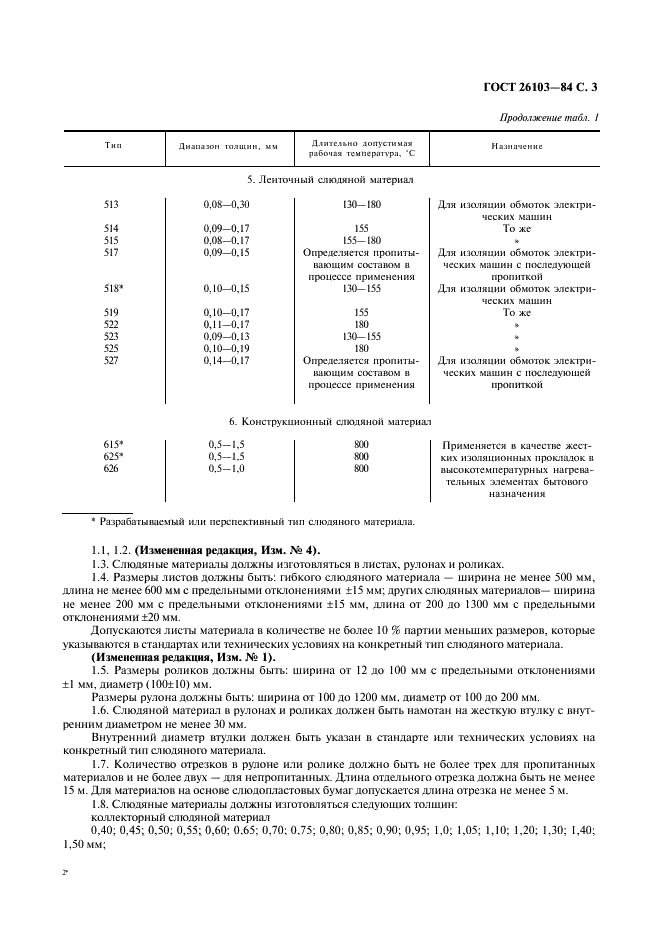 ГОСТ 26103-84 Материалы электроизоляционные на основе слюдяных бумаг. Общие технические условия (фото 4 из 25)
