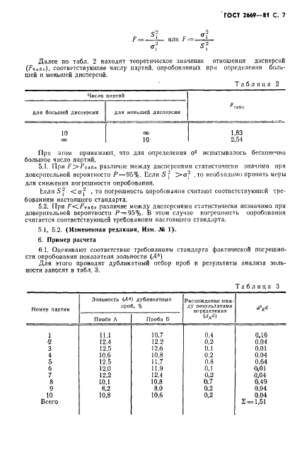 ГОСТ 2669-81 Кокс каменноугольный, пековый и термоантрацит. Правила приемки (фото 8 из 11)