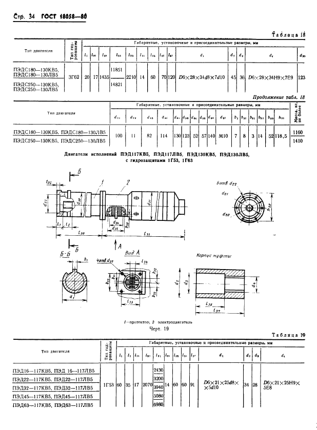 ГОСТ 18058-80 Двигатели трехфазные асинхронные короткозамкнутые погружные серии ПЭД. Технические условия (фото 37 из 47)