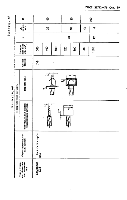 ГОСТ 23792-79 Соединения контактные электрические сварные. Основные типы, конструктивные элементы и размеры (фото 41 из 62)