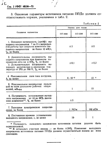 ГОСТ 18230-72 Источники питания спектрометрических полупроводниковых детекторов ионизирующих излучений. Типы и основные параметры (фото 4 из 10)
