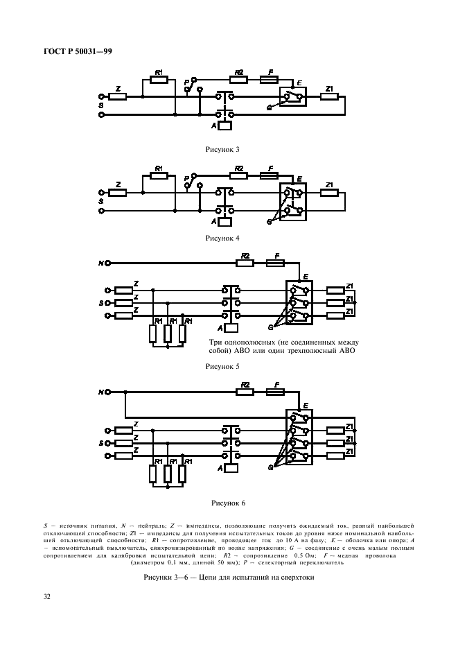 ГОСТ Р 50031-99 Автоматические выключатели для электрооборудования (АВО) (фото 35 из 58)