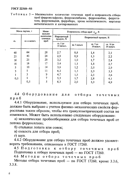 ГОСТ 22310-93 Ферросплавы. Метод определения гранулометрического состава (фото 10 из 23)