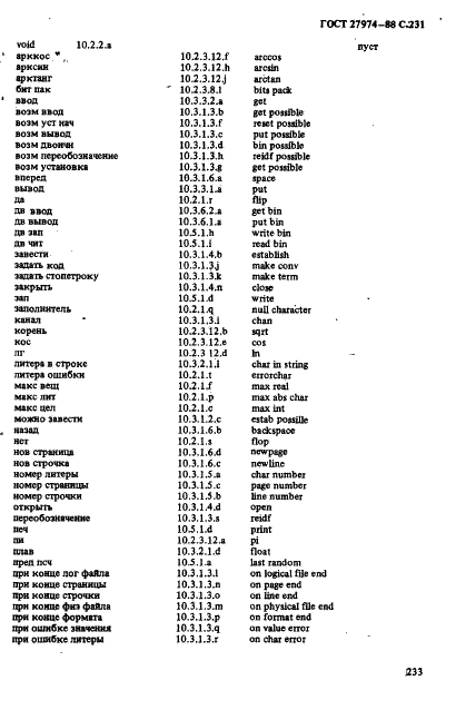 ГОСТ 27974-88 Язык программирования АЛГОЛ 68 (фото 234 из 245)