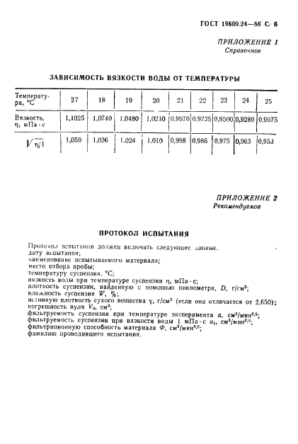ГОСТ 19609.24-88 Каолин обогащенный. Метод определения фильтрационной способности (фото 7 из 8)