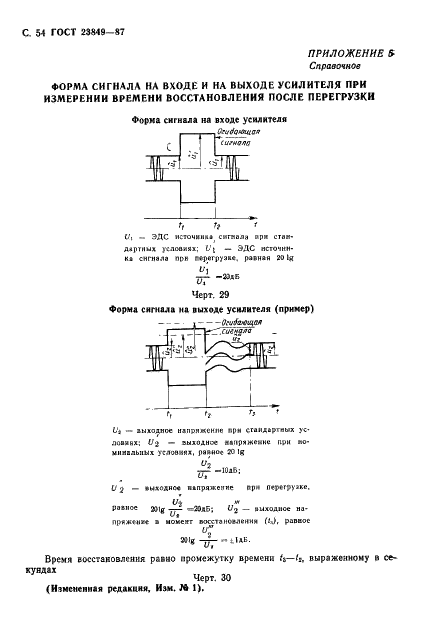 ГОСТ 23849-87 Аппаратура радиоэлектронная бытовая. Методы измерения электрических параметров усилителей сигналов звуковой частоты (фото 55 из 66)