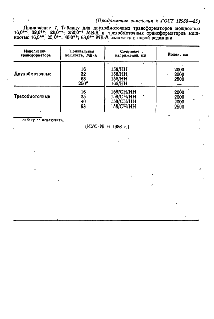ГОСТ 12965-85 Трансформаторы силовые масляные общего назначения классов напряжения 110 и 150 кВ. Технические условия (фото 46 из 48)