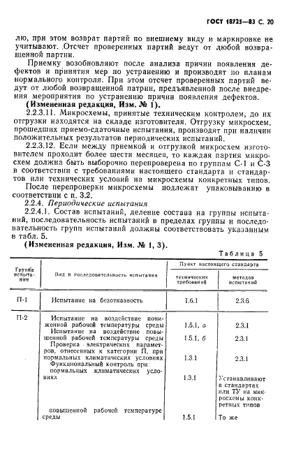 ГОСТ 18725-83 Микросхемы интегральные. Общие технические условия (фото 21 из 36)