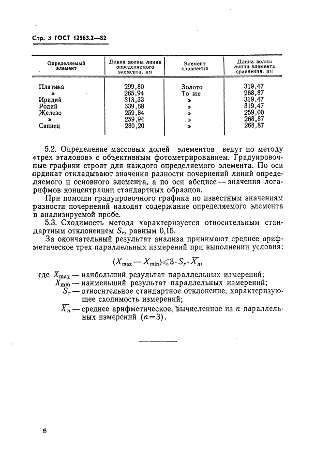 ГОСТ 12563.2-83 Сплавы золото-палладиевые. Метод спектрального анализа (фото 3 из 5)