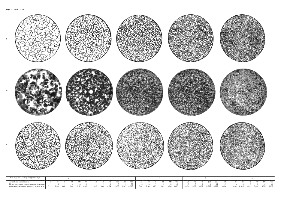 ГОСТ 21073.1-75 Металлы цветные. Определение величины зерна методом сравнения со шкалой микроструктур (фото 6 из 6)