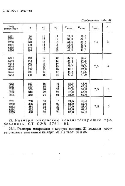 ГОСТ 17467-88 Микросхемы интегральные. Основные размеры (фото 43 из 65)