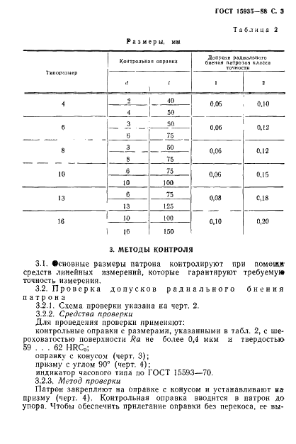 ГОСТ 15935-88 Патроны сверлильные трехкулачковые без ключа. Размеры (фото 4 из 7)