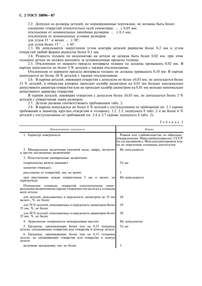 ГОСТ 18096-87 Детали слюдяные для электронных приборов. Технические условия (фото 3 из 23)