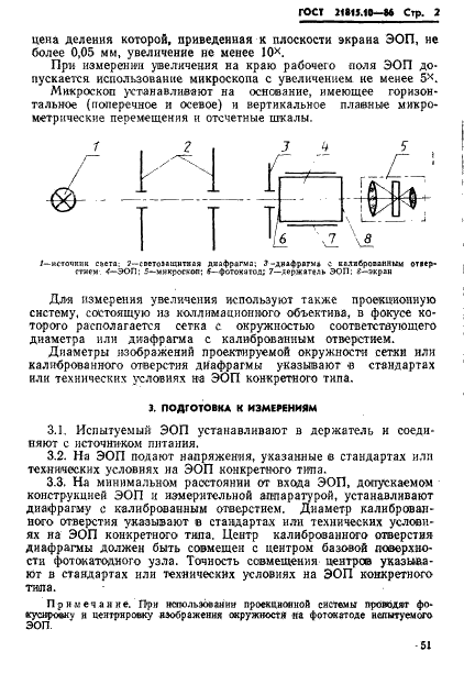 ГОСТ 21815.10-86 Преобразователи электронно-оптические. Метод измерения электронно-оптического увеличения (фото 2 из 4)