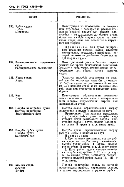 ГОСТ 13641-80 Элементы металлического корпуса надводных кораблей и судов конструктивные. Термины и определения (фото 17 из 34)
