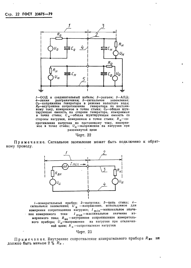 ГОСТ 23675-79 Цепи стыка С2 системы передачи данных. Электрические параметры (фото 23 из 41)