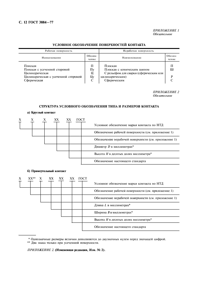 ГОСТ 3884-77 Контакт-детали для коммутационных электрических аппаратов. Конструкция и размеры (фото 13 из 14)