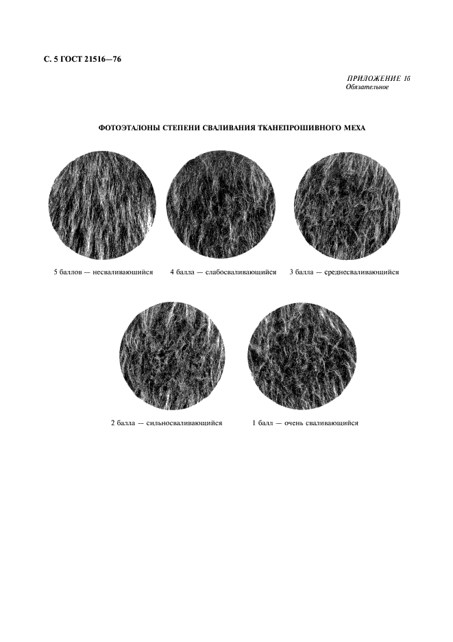 ГОСТ 21516-76 Мех искусственный из химических волокон. Метод моделирования износа и оценки износоустойчивости (фото 6 из 8)