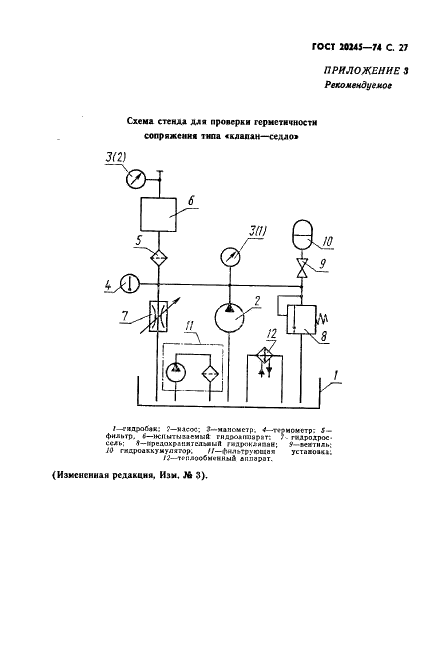 ГОСТ 20245-74 Гидроаппаратура. Правила приемки и методы испытаний (фото 29 из 48)