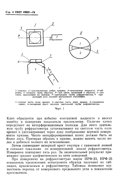 ГОСТ 19927-74 Пластмассы. Методы определения показателя преломления (фото 6 из 14)