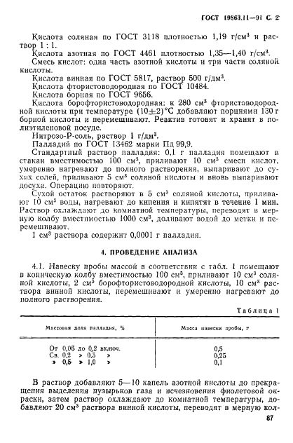 ГОСТ 19863.11-91 Сплавы титановые. Метод определения палладия (фото 2 из 4)