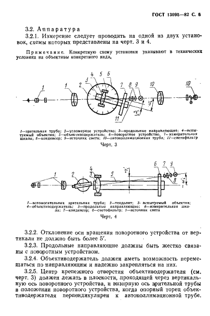 ГОСТ 13095-82 Объективы. Методы измерения фокусного расстояния (фото 7 из 12)