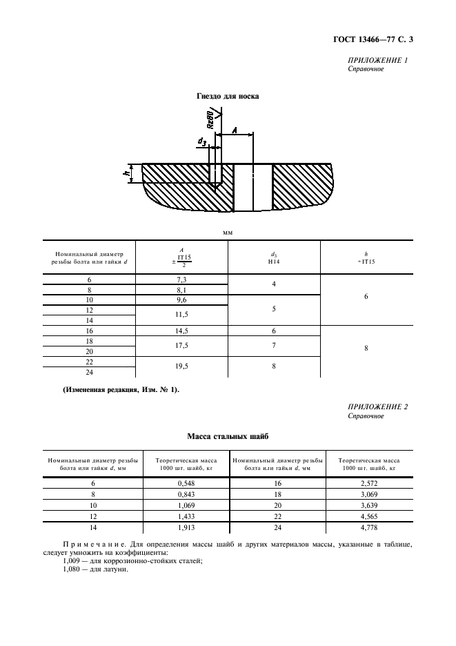 ГОСТ 13466-77 Шайбы стопорные с носком уменьшенные. Конструкция и размеры (фото 4 из 4)