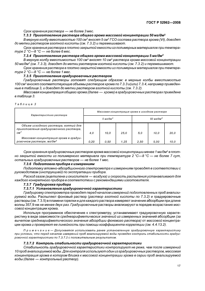 ГОСТ Р 52962-2008 Вода. Методы определения содержания хрома (VI) и общего хрома (фото 20 из 45)