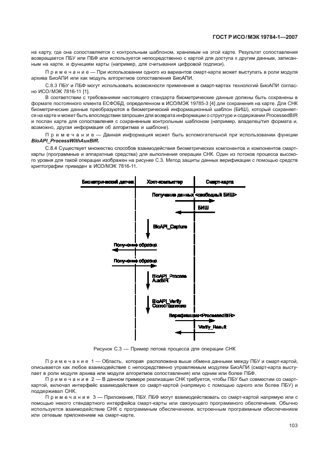 ГОСТ Р ИСО/МЭК 19784-1-2007 Автоматическая идентификация. Идентификация биометрическая. Биометрический программный интерфейс. Часть 1. Спецификация биометрического программного интерфейса (фото 110 из 125)