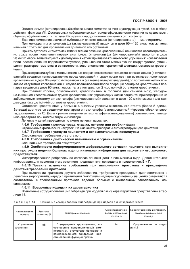 ГОСТ Р 52600.1-2008 Протокол ведения больных. Болезнь Виллебранда (фото 29 из 46)