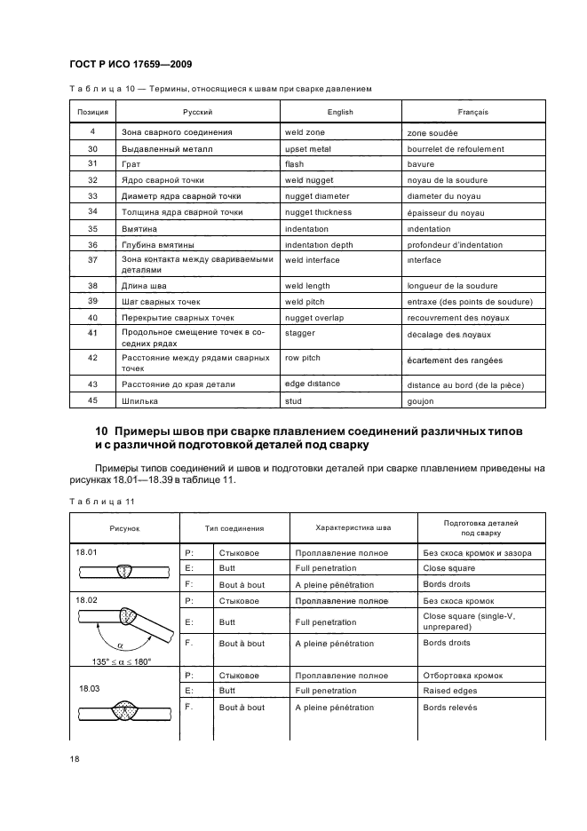 ГОСТ Р ИСО 17659-2009 Сварка. Термины многоязычные для сварных соединений (фото 22 из 40)