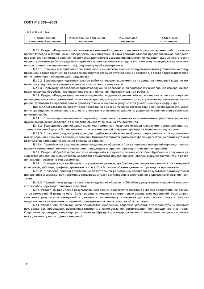 ГОСТ Р 8.563-2009 Государственная система обеспечения единства измерений. Методики (методы) измерений (фото 16 из 20)