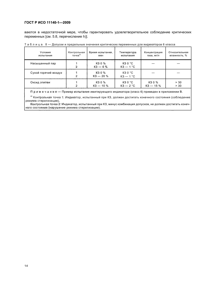 ГОСТ Р ИСО 11140-1-2009 Стерилизация медицинской продукции. Химические индикаторы. Часть 1. Общие требования (фото 18 из 28)