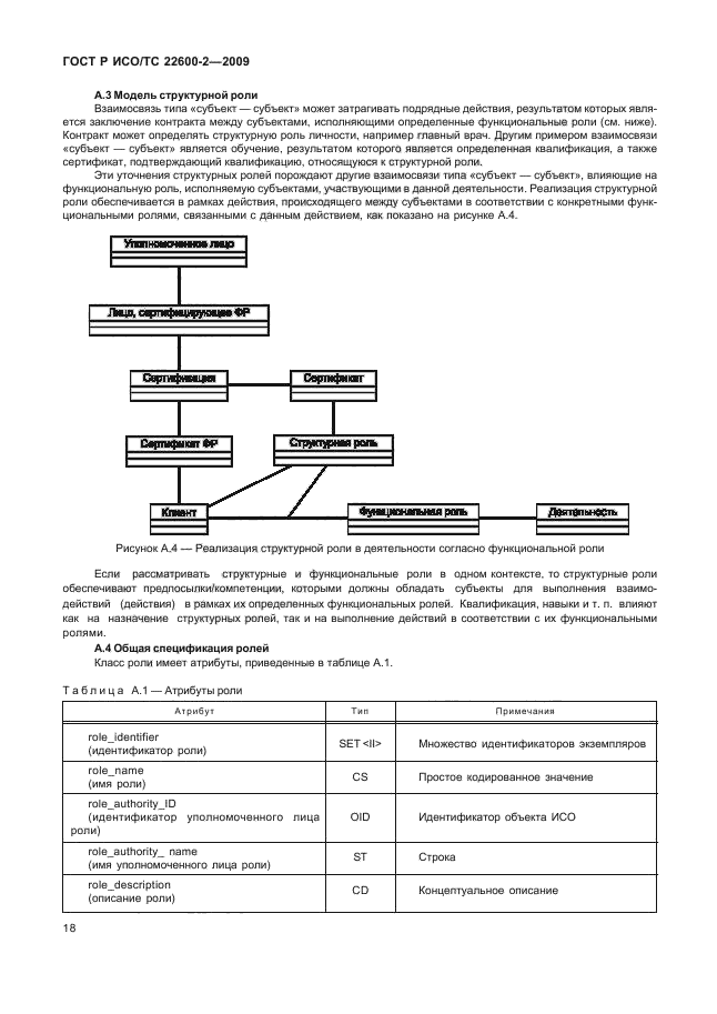 ГОСТ Р ИСО/ТС 22600-2-2009 Информатизация здоровья. Управление полномочиями и контроль доступа. Часть 2. Формальные модели (фото 23 из 27)
