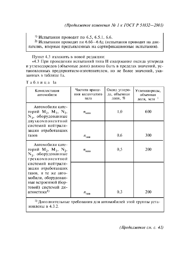 Изменение №1 к ГОСТ Р 51832-2001  (фото 2 из 6)