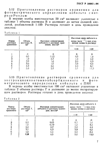 ГОСТ Р 50687-94 Почвы. Определение подвижных соединений кобальта по методу Пейве и Ринькиса в модификации ЦИНАО (фото 9 из 16)